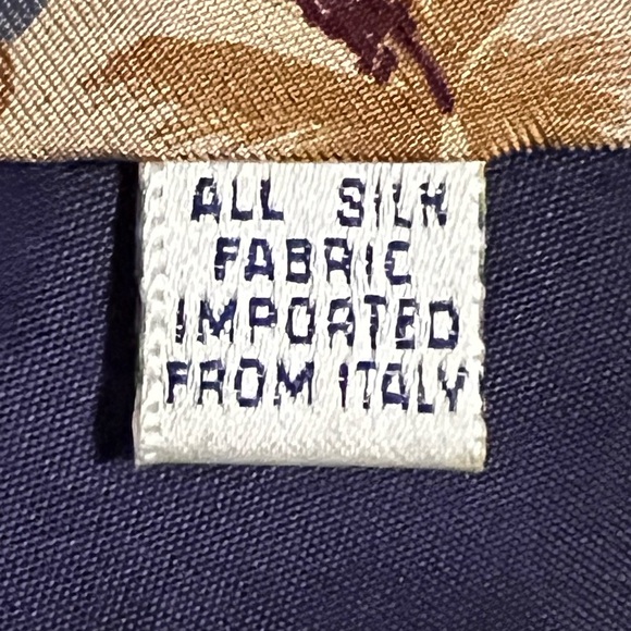 Perry Ellis Portfolio Italian 100% Silk Tie Hawaiian Luau Aloha Floral - Picture 3 of 4